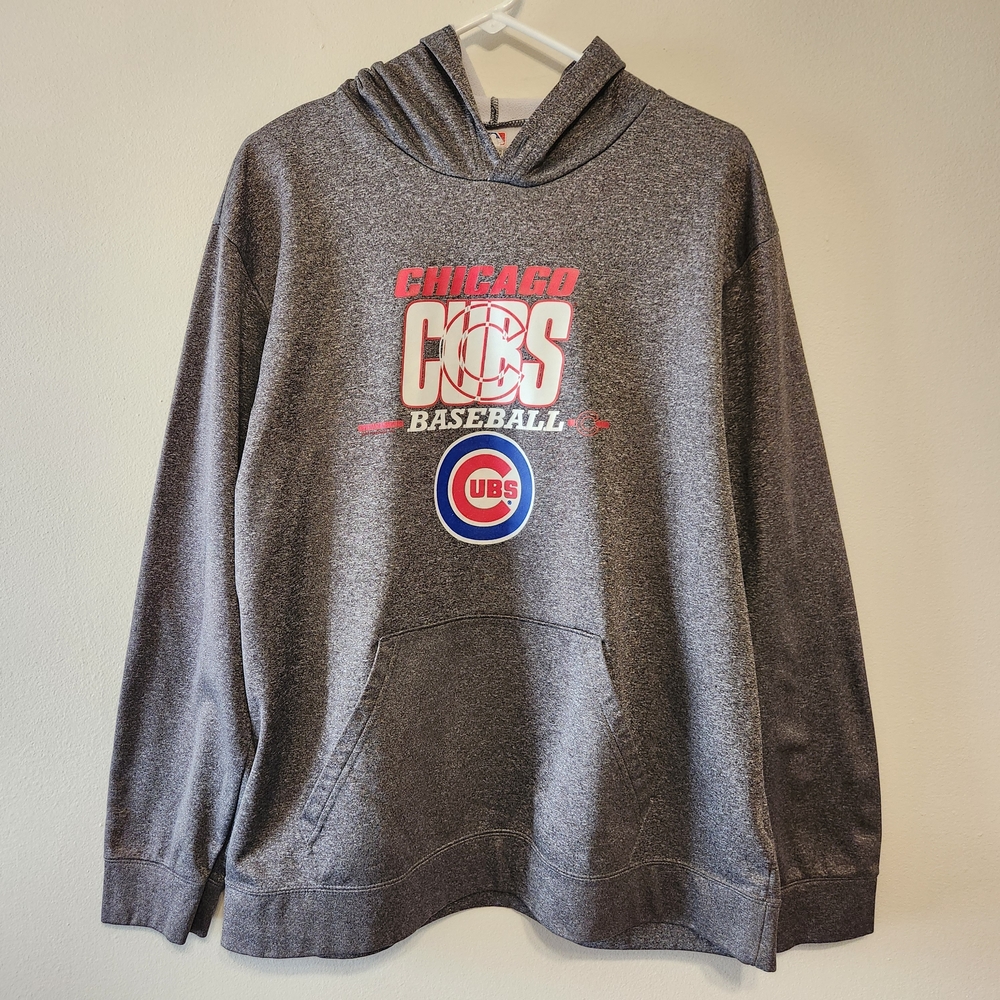 Chicago Cubs Men's Gray Hoodie